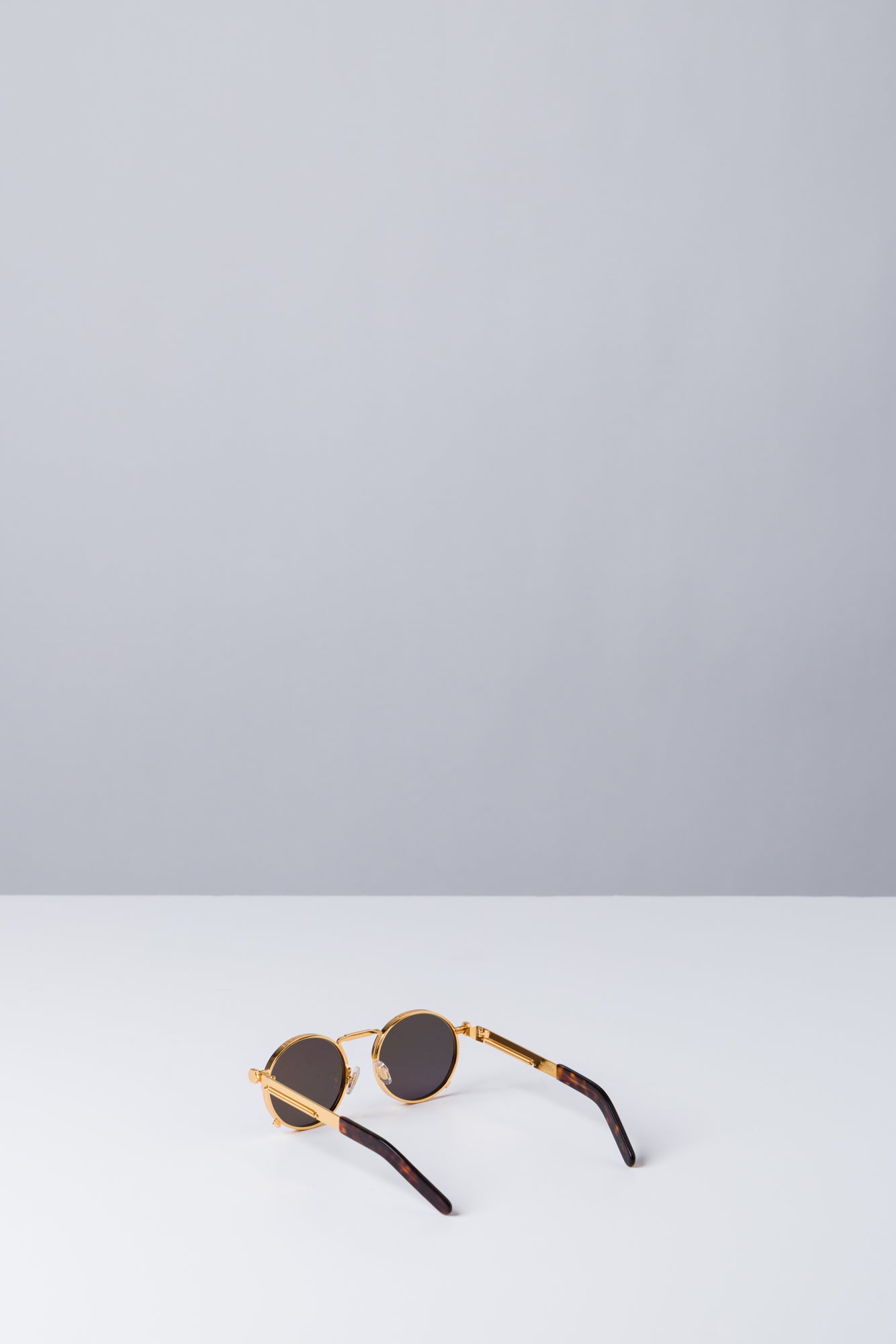 Jean Paul Gaultier Lunettes Ressort Sunglasses in Gold