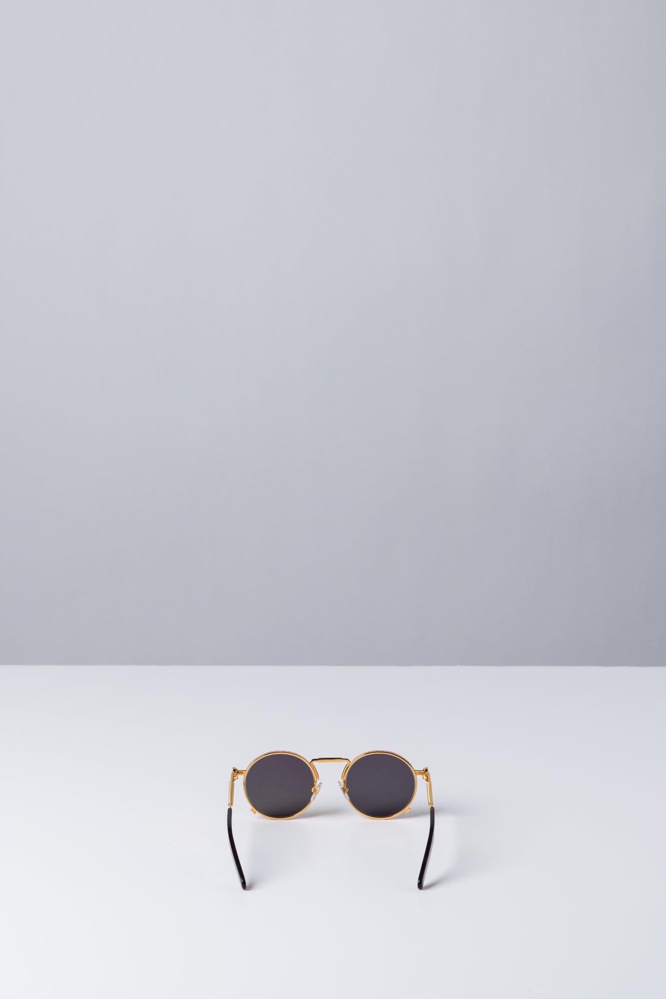 Jean Paul Gaultier Lunettes Ressort Sunglasses in Gold