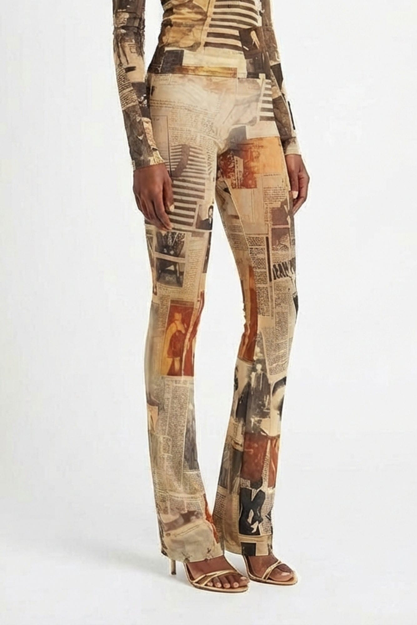 Jean Paul Gaultier Mesh Trouser in Journal – Antidote Fashion and