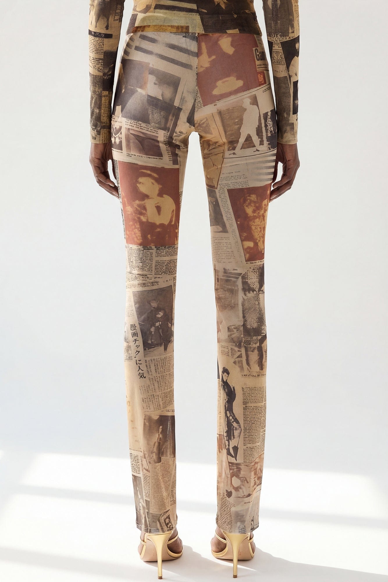 Jean Paul Gaultier Mesh Trouser in Journal – Antidote Fashion and