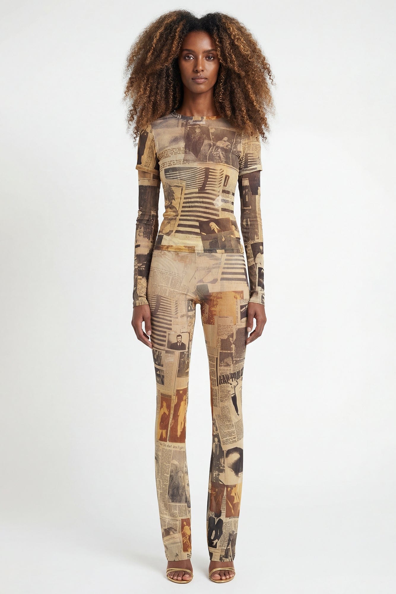 Jean Paul Gaultier Mesh Trouser in Journal – Antidote Fashion and