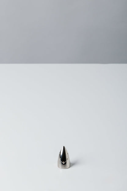 Jean Paul Gaultier Nail Ring In Silver