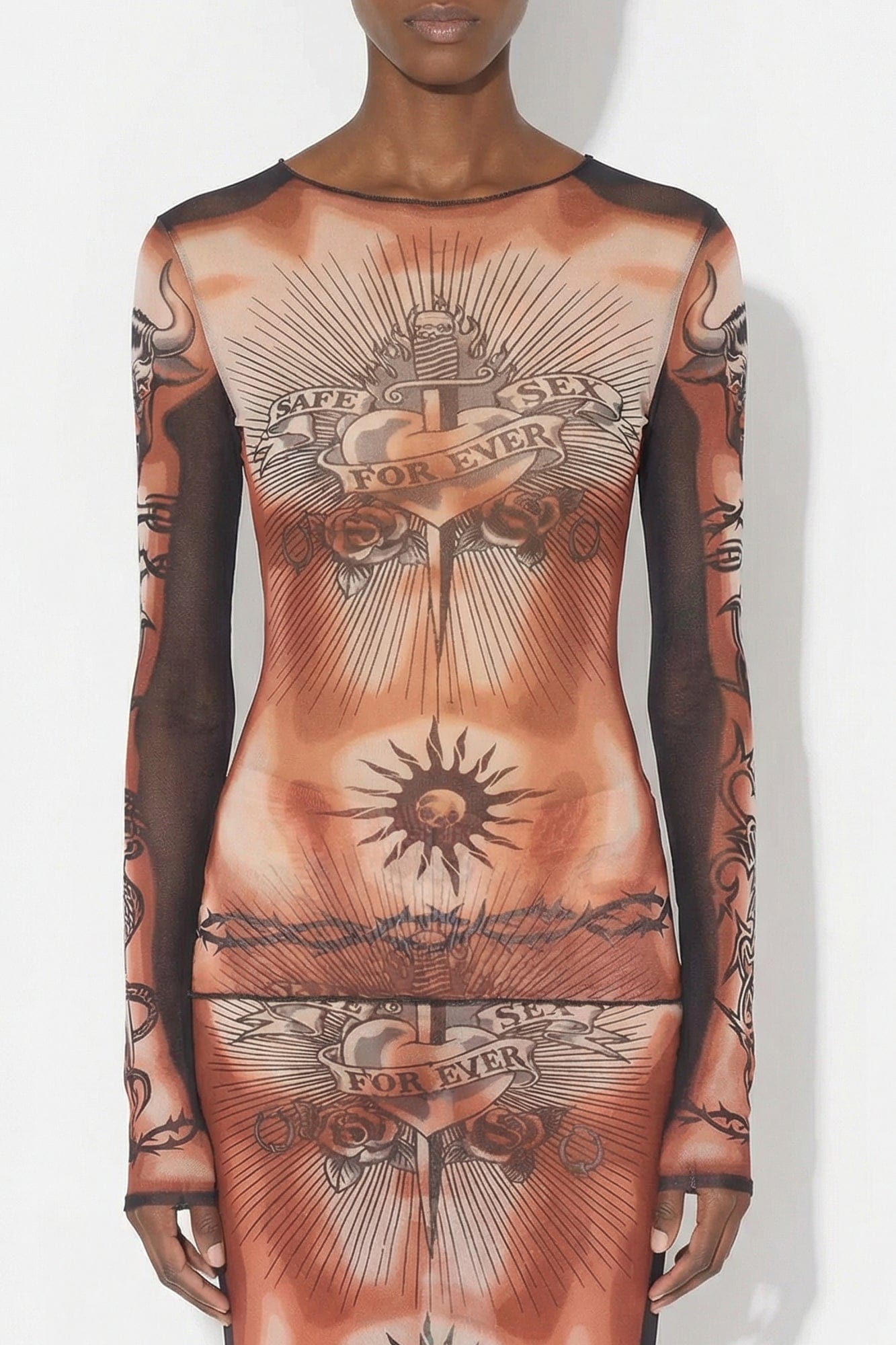 Jean Paul Gaultier Safe Sex Crew Neck