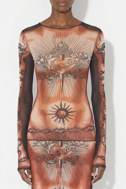 Jean Paul Gaultier Safe Sex Crew Neck