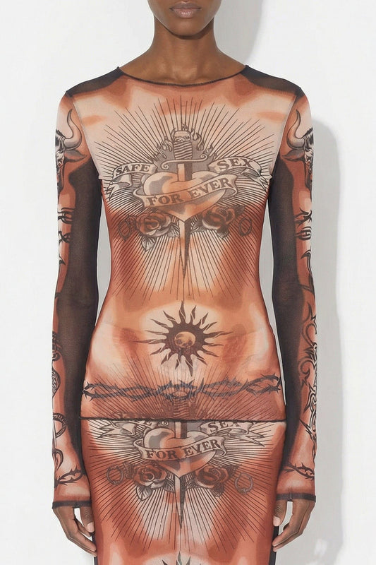 Jean Paul Gaultier Safe Sex Crew Neck