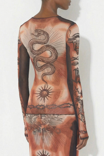 Jean Paul Gaultier Safe Sex Crew Neck back