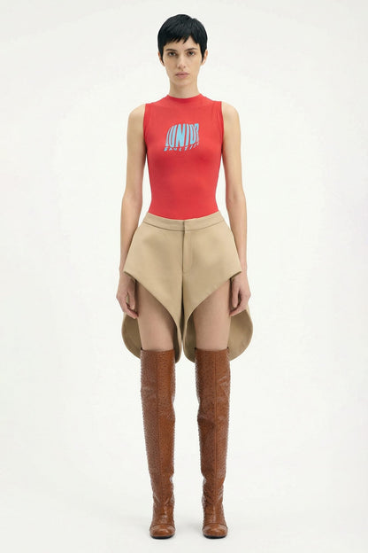 Jean Paul Gaultier Stretch Jersey Tank Top SS26 full look