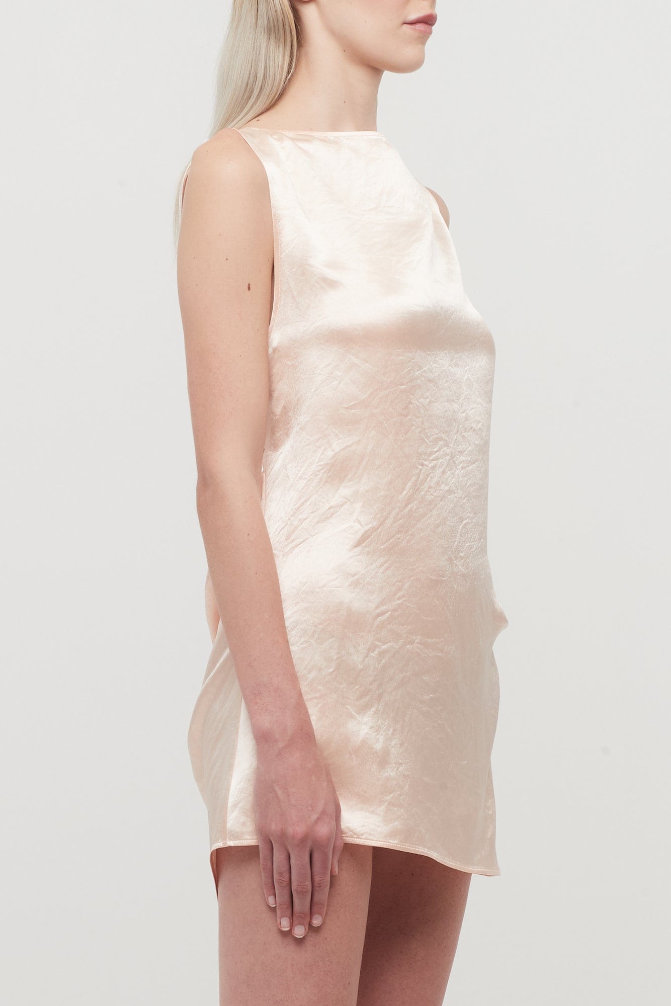 Jean Paul Gaultier Satin Dress with Corset Lacing Jean Paul Gaultier Satin Dress with Corset Lacing