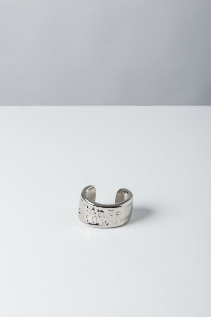 Jean Paul Gaultier Logo Bracelet In Silver