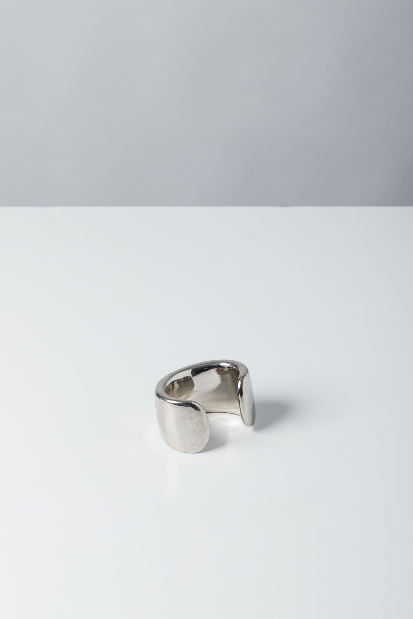 Jean Paul Gaultier Logo Bracelet In Silver back