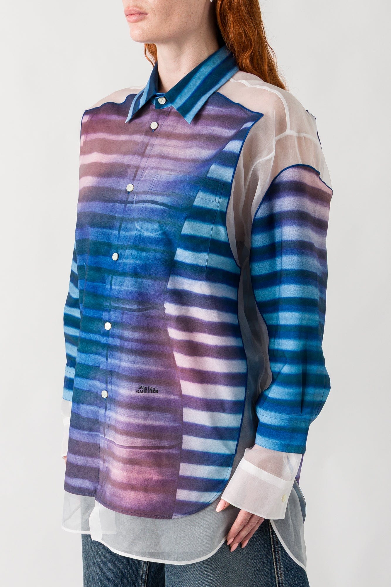 Jean Paul Gaultier Printed Shirt In Air side