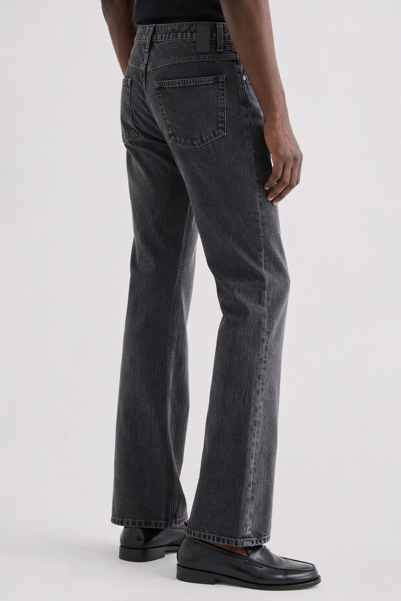 Jil Sander Flared Lightweight Denim Trousers back