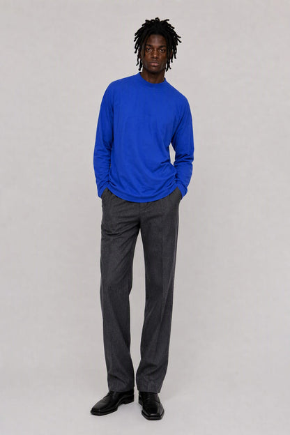 Jil Sander T-Shirt Mock Neck LS full look