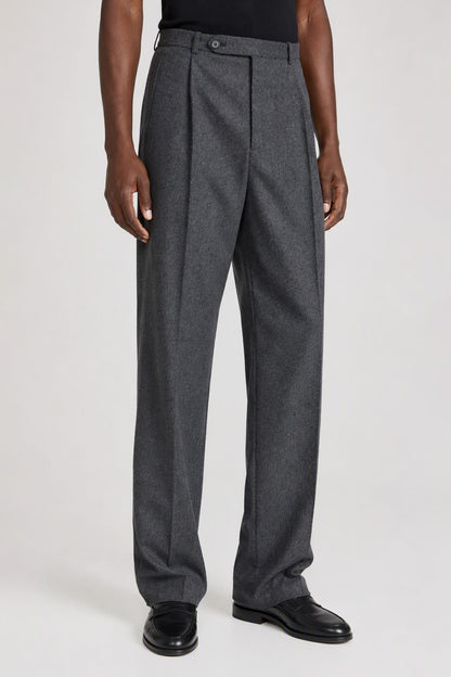 Jil Sander Wool Flannel Trousers side