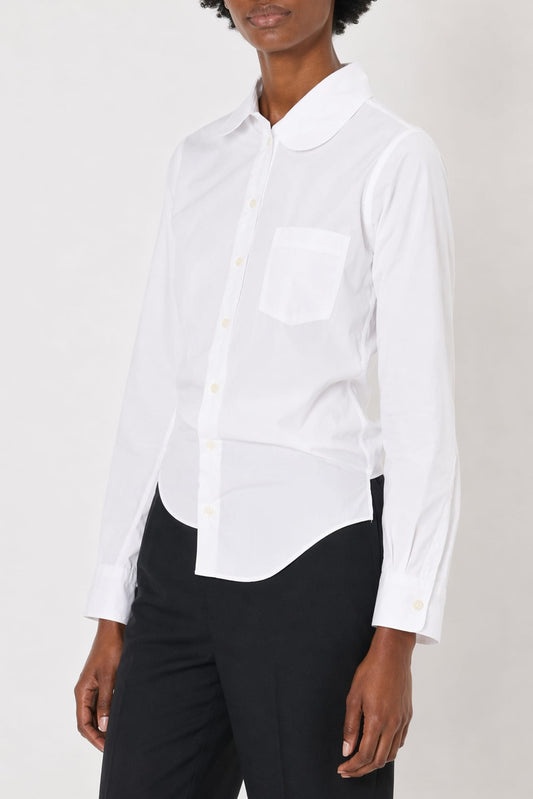 Junya Watanabe Conjoined Dress Shirt in White side