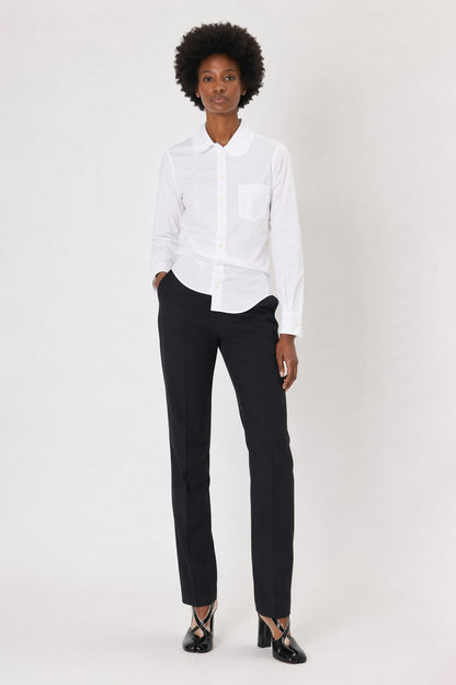 Junya Watanabe Conjoined Dress Shirt in White full look