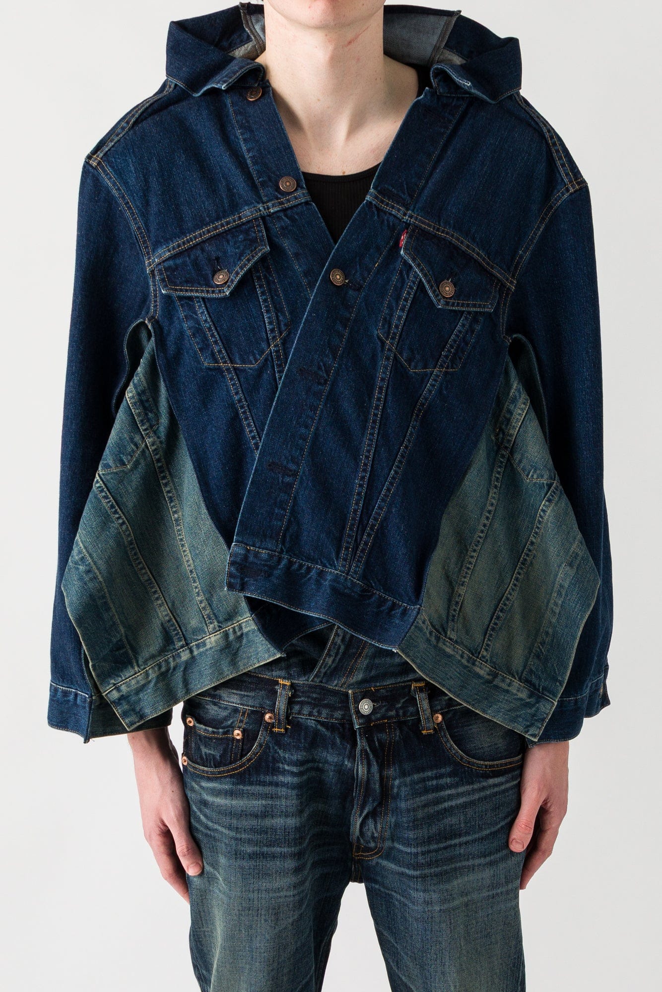 Junya Watanabe MAN Drop Shoulder Denim Jacket