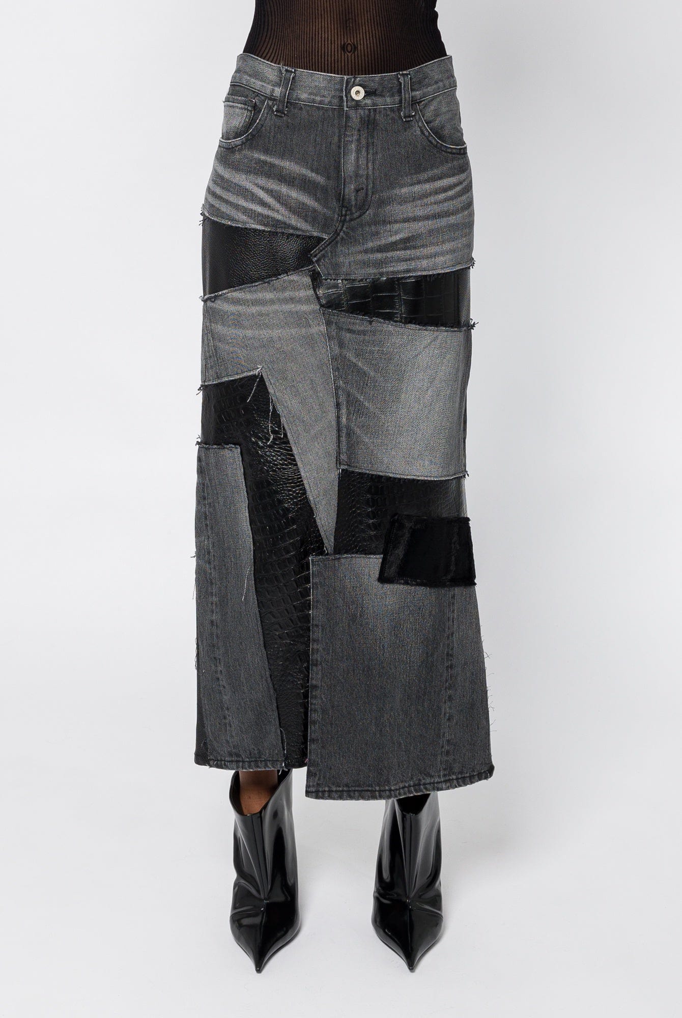 Junya Watanabe Patchwork Skirt