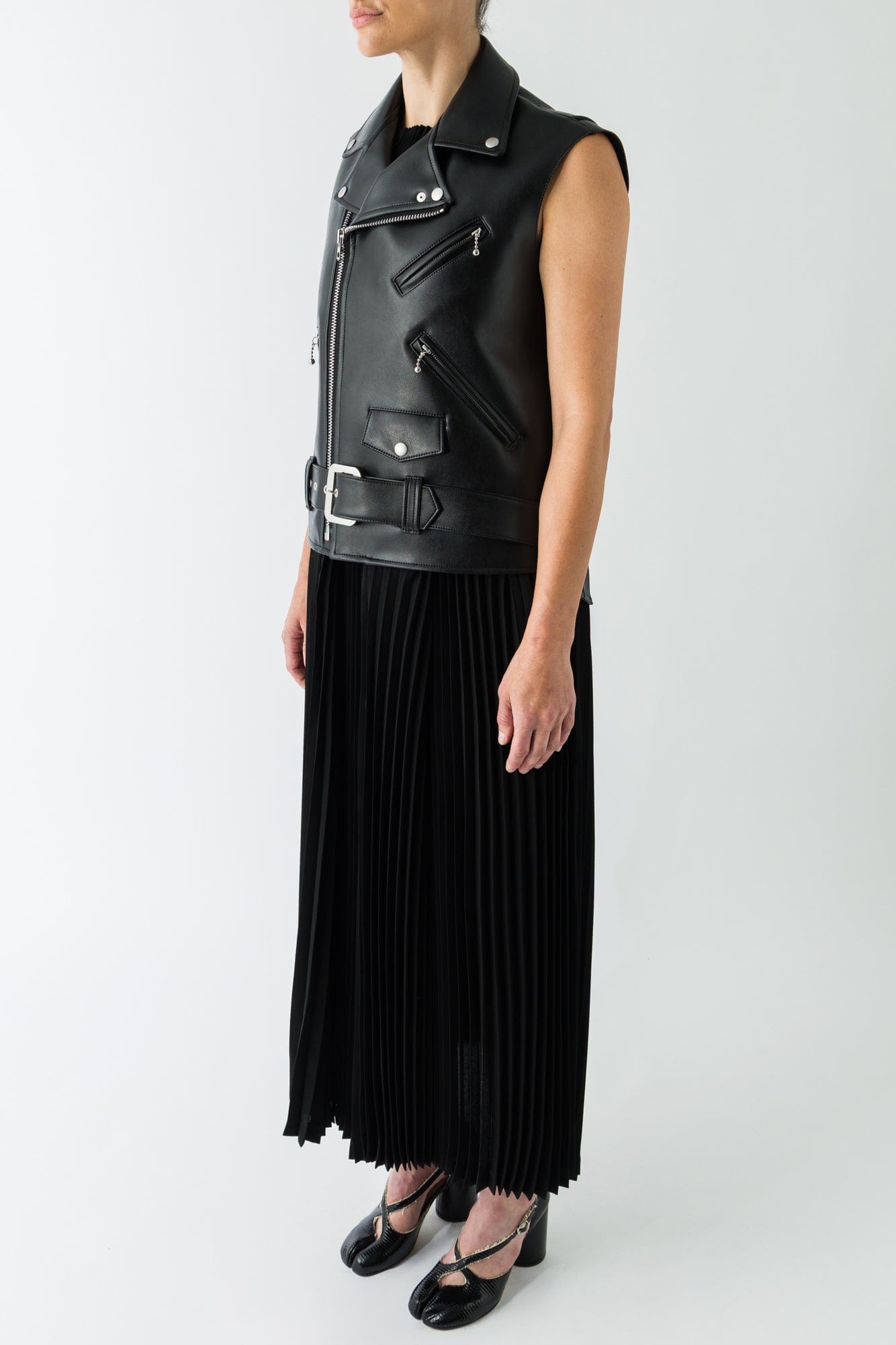 Junya Watanabe Pleated Biker Gown