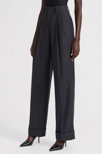 Junya Watanabe Suiting Trousers in Charcoal