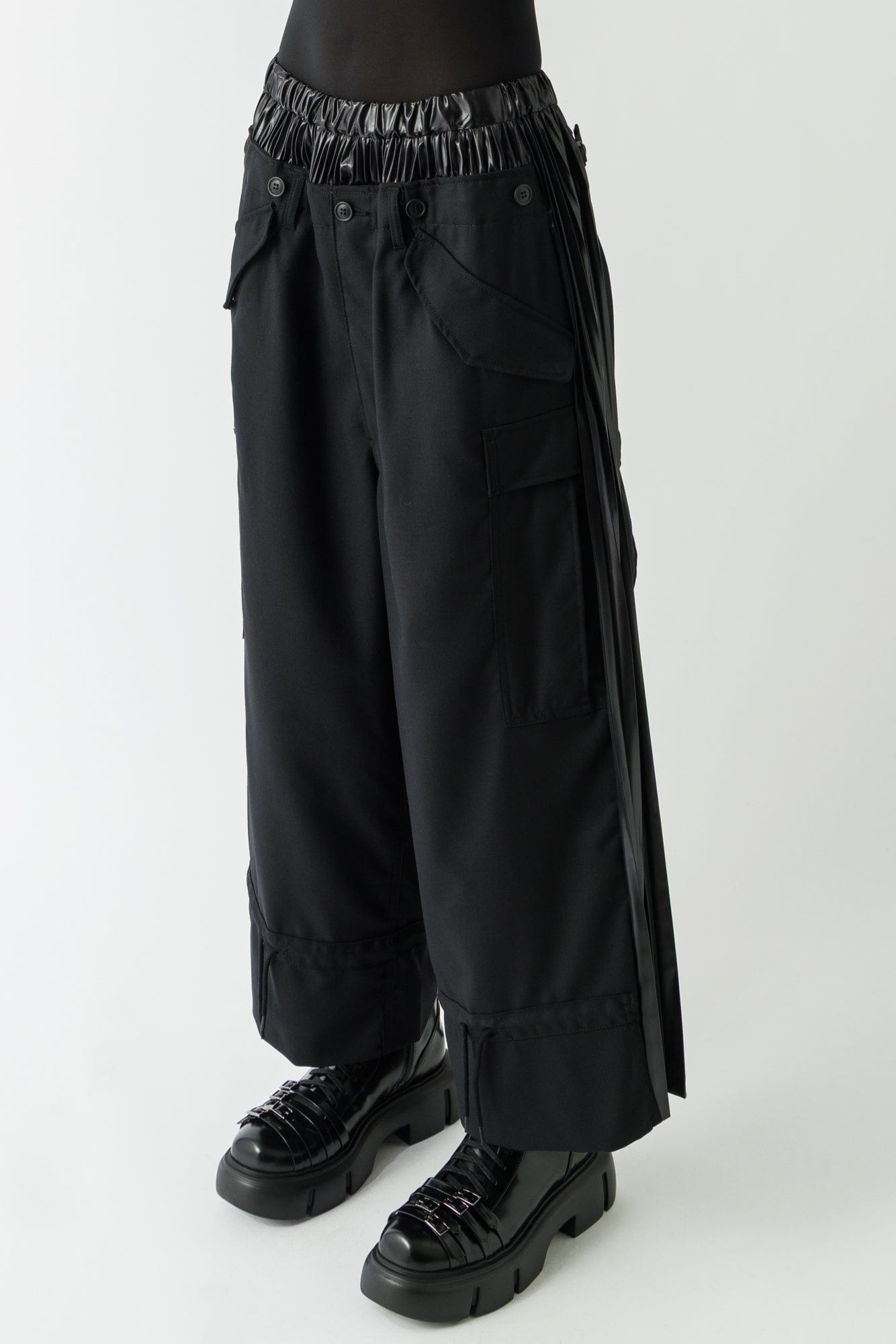 Junya Watanabe Hybrid Cargo Pleated Pants side
