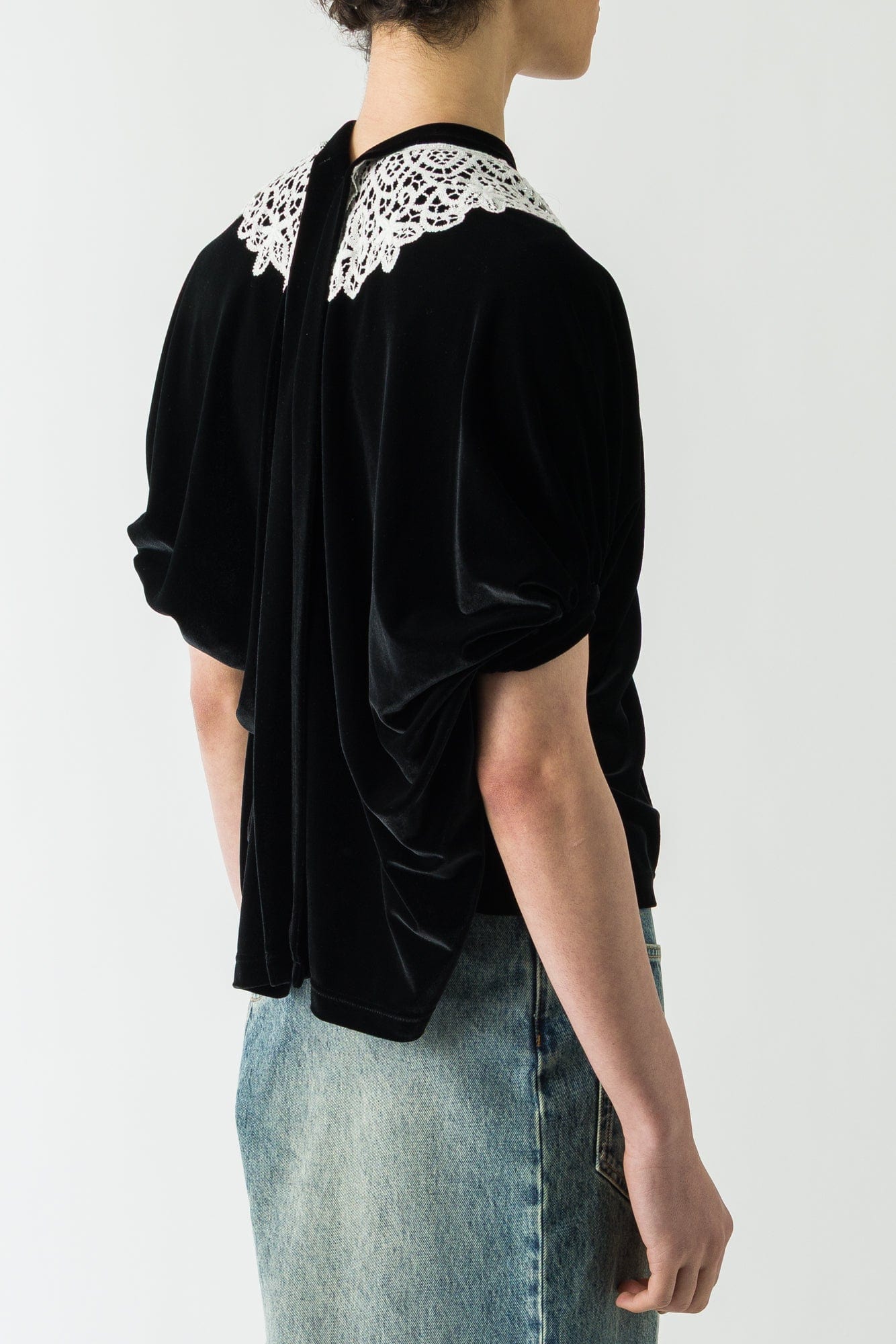 Junya Watanabe Lace Detail Shirt back