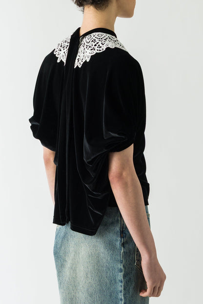 Junya Watanabe Lace Detail Shirt back