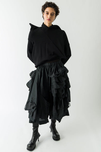 Junya Watanabe Triangle Hoodie full look