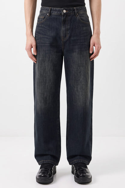 Juun.J Wide Flap Denim Pants