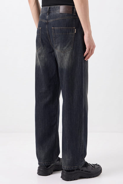 Juun.J Wide Flap Denim Pants back