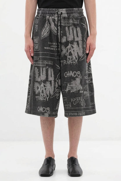 Lu'u Dan Bball Shorts in Punk Flyer