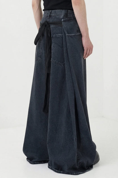 Lu'u Dan Tie Maxi Pants back