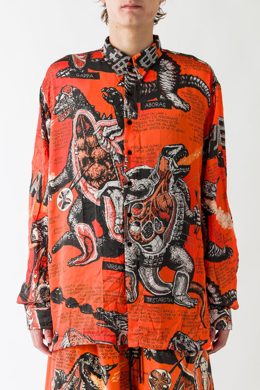 Lu'u Dan Misfit Long Sleeve in Kumquat