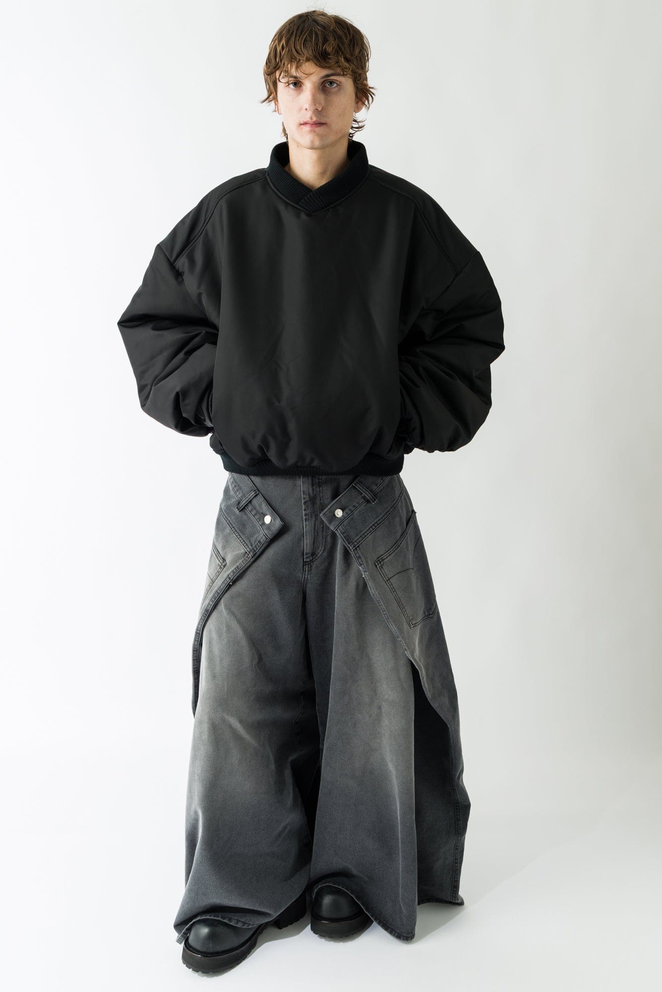 Lu'u Dan Unibomber in Black full look