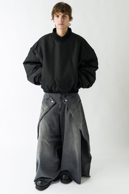 Lu'u Dan Unibomber in Black full look