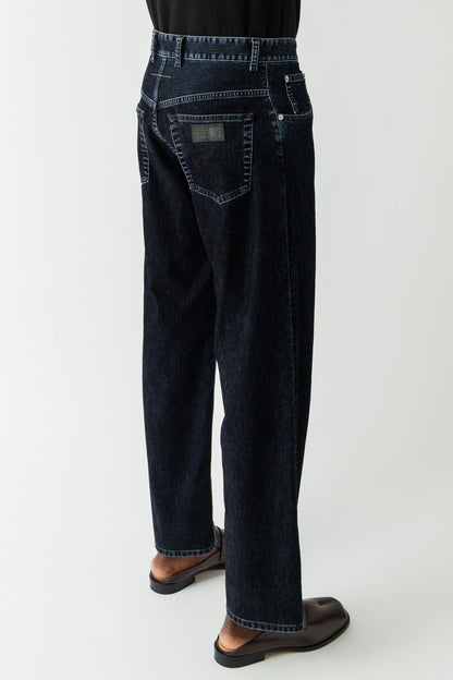 MM6 5 Pocket Flocked Pants back