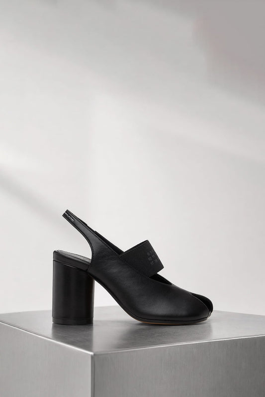 MM6 Heeled Sandals in Black