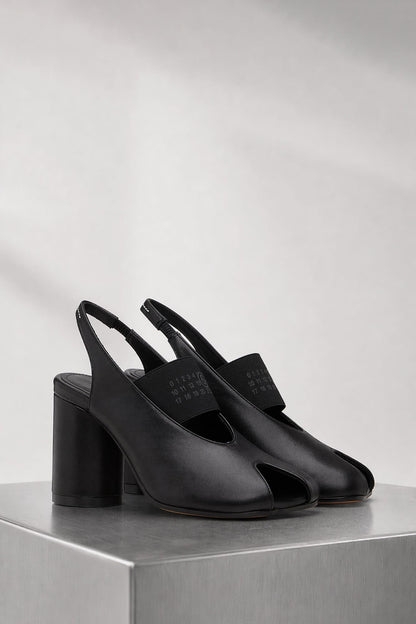 MM6 Heeled Sandals in Black side