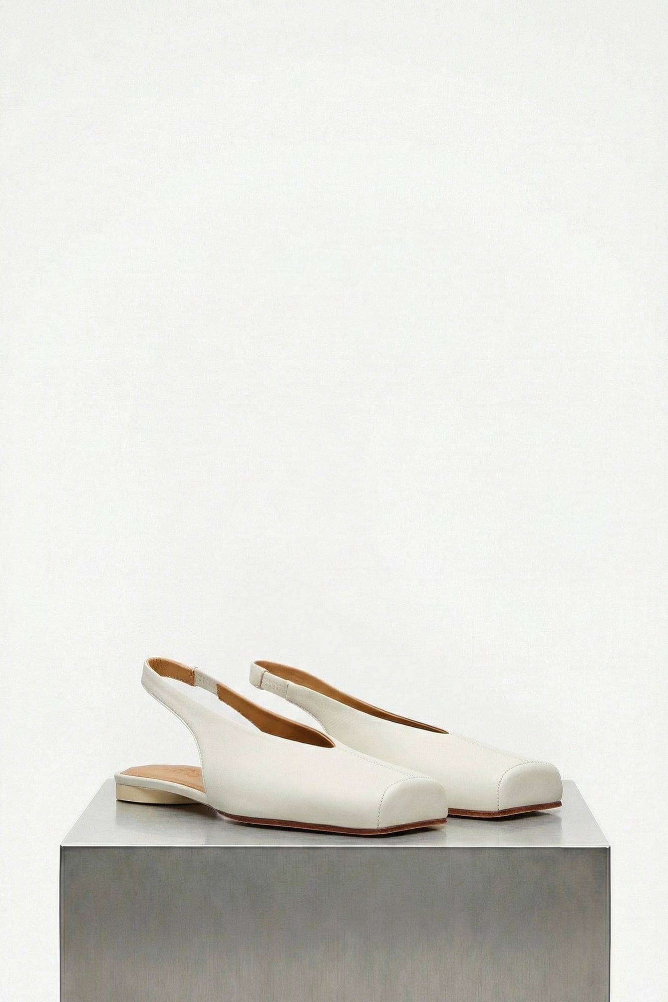 MM6 Slippers in White side