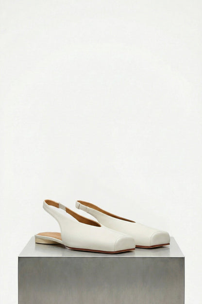 MM6 Slippers in White side