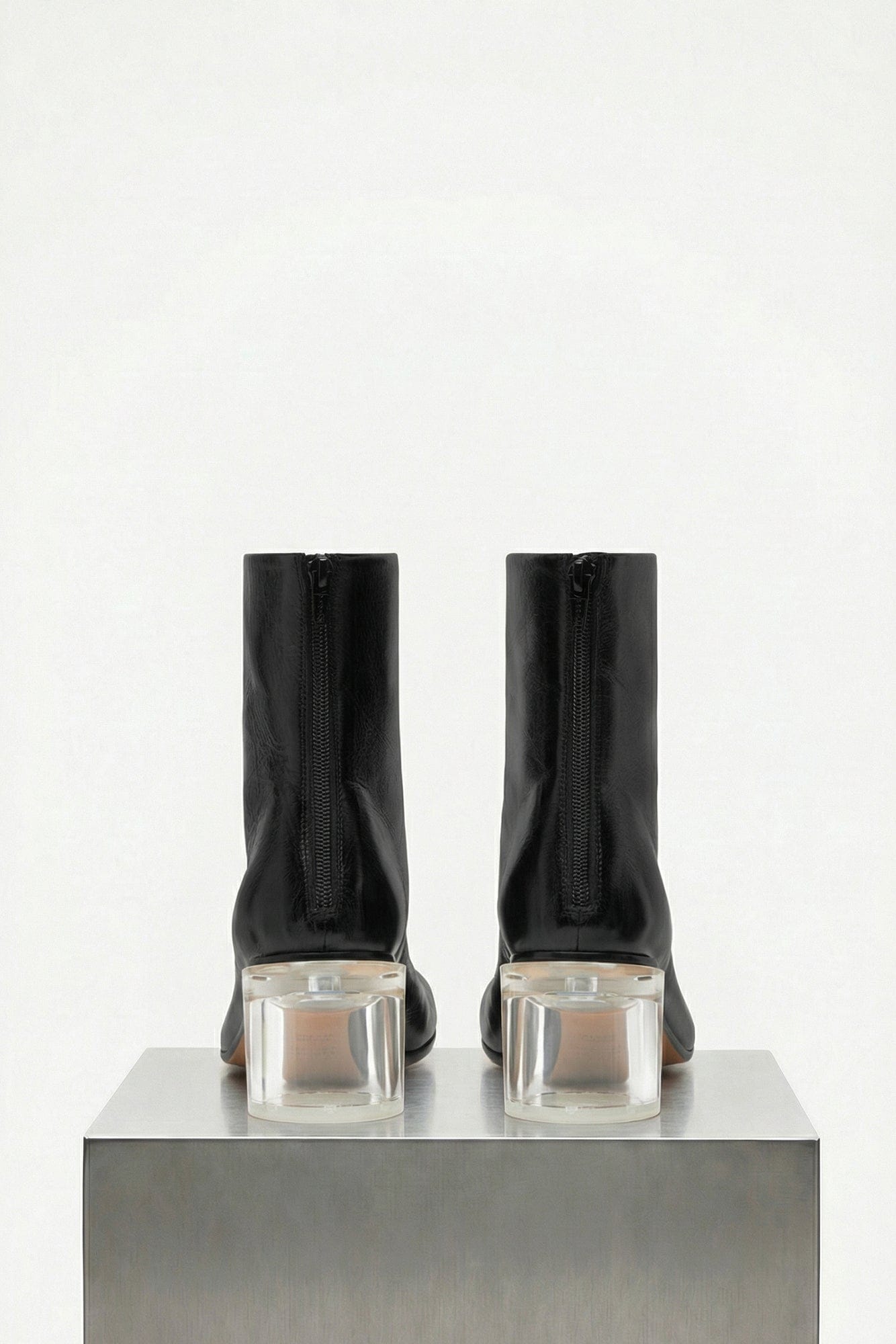 MM6 Heeled Boots in Black