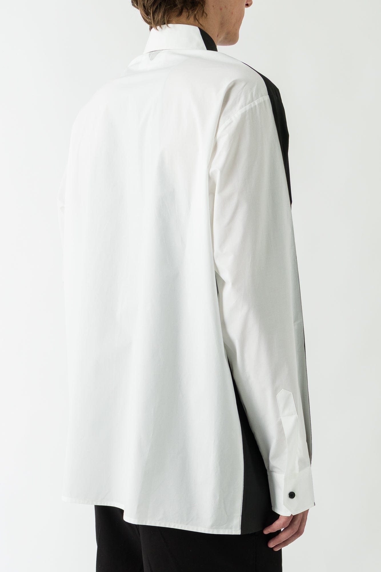 MM6 Long Sleeved Dark Painted Shirt back