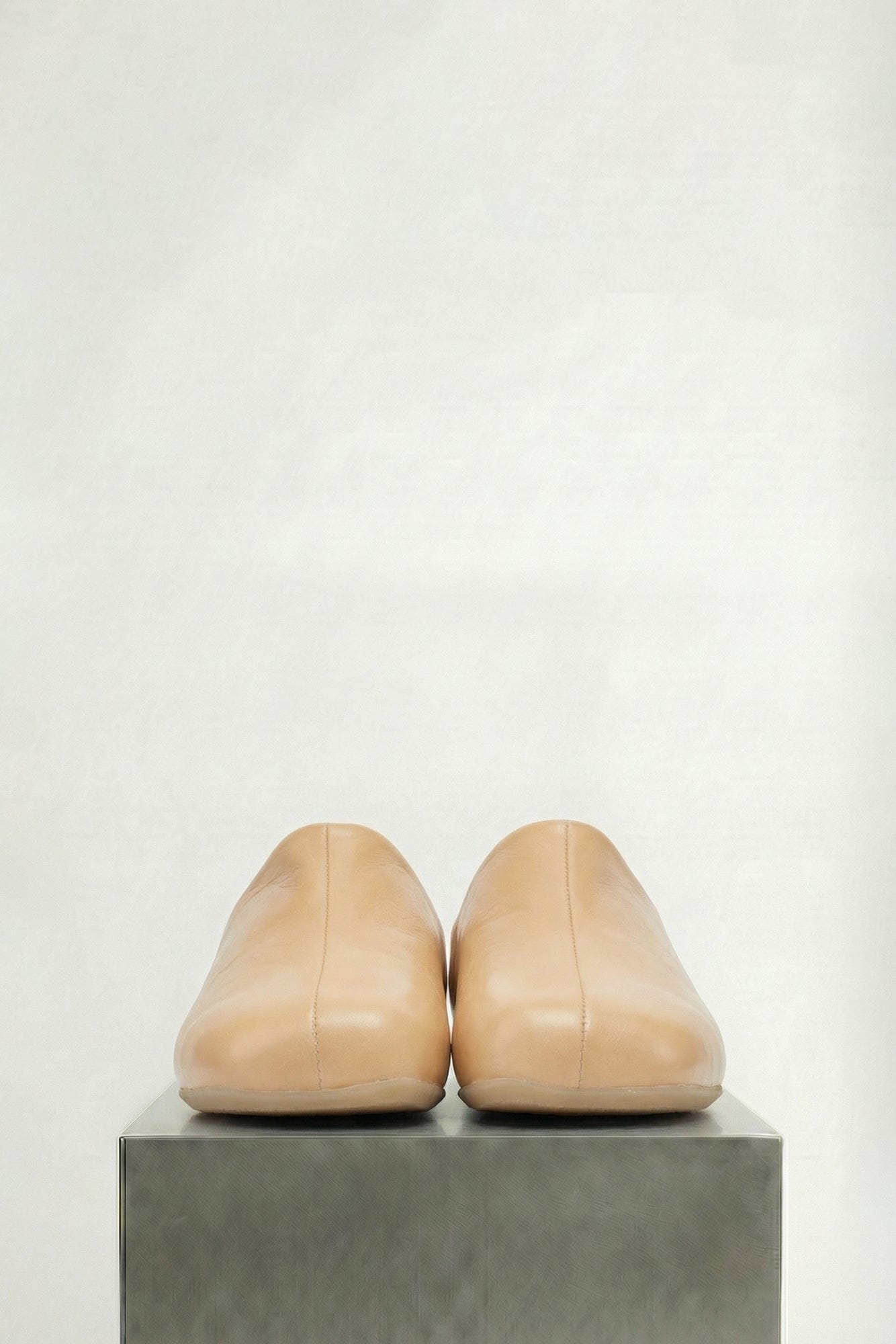 MM6 Slippers in Tan front