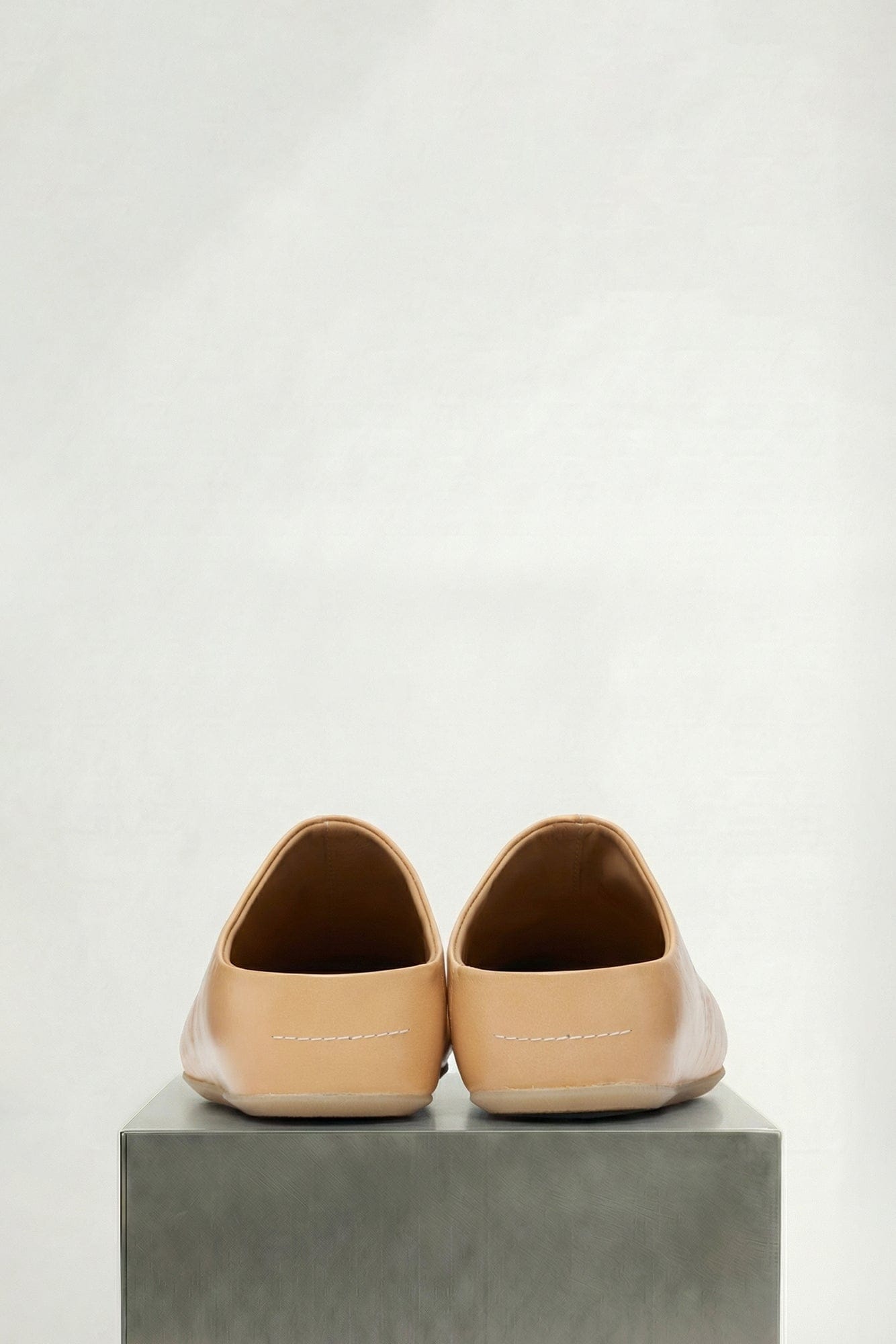 MM6 Slippers in Tan