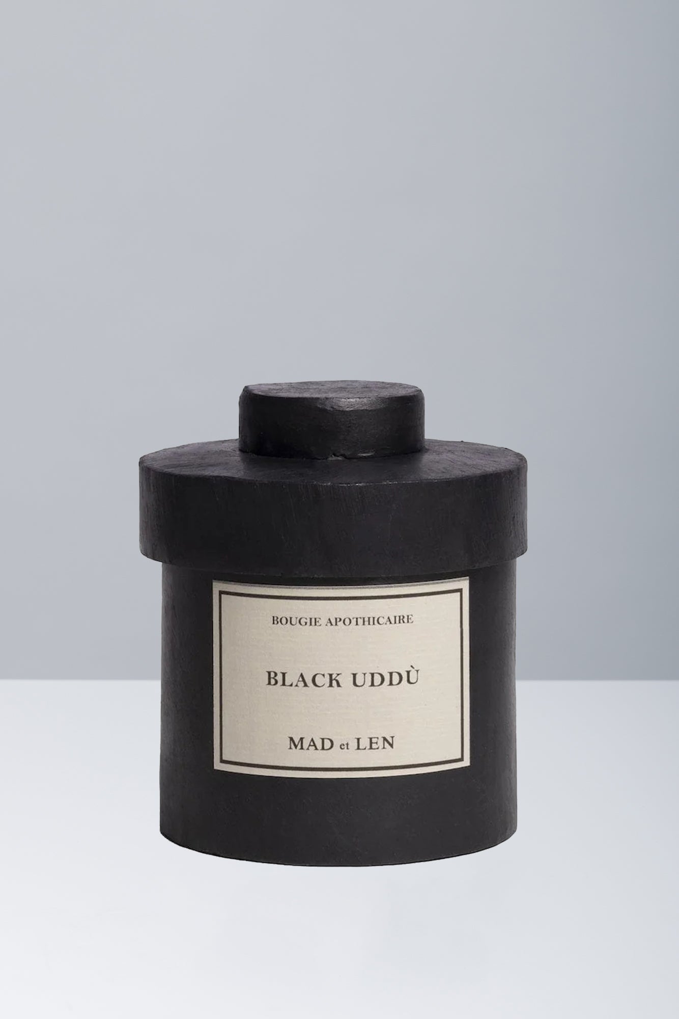 Mad Et Len Black Uddu Candle with White Wax
