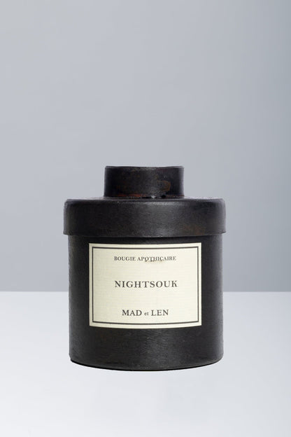 Mad Et Len Night Souk Candle with White Wax