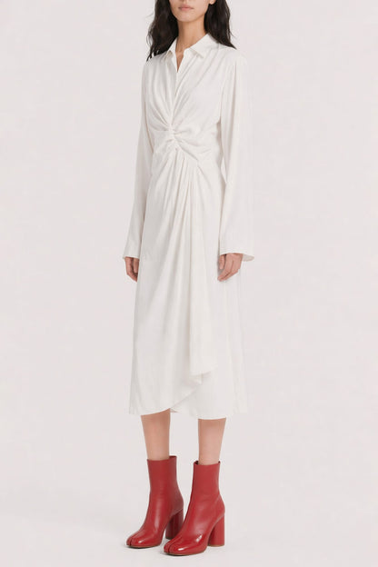 Maison Margiela Collared Midi Dress SS26 side