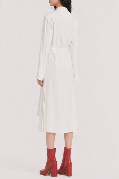Maison Margiela Collared Midi Dress SS26 back