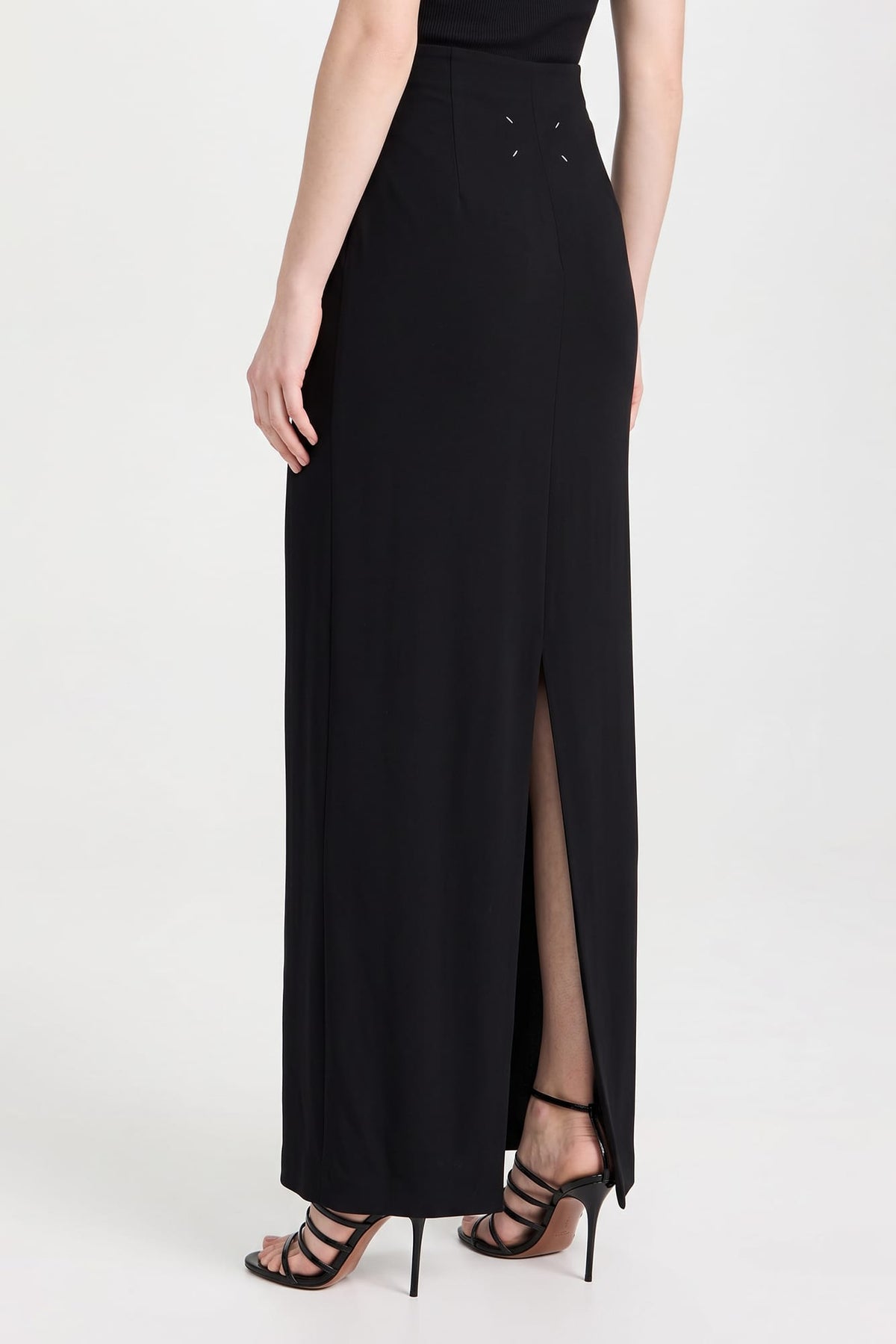 Maison Margiela Fusion Jersey Waistband Maxi Skirt Pant back