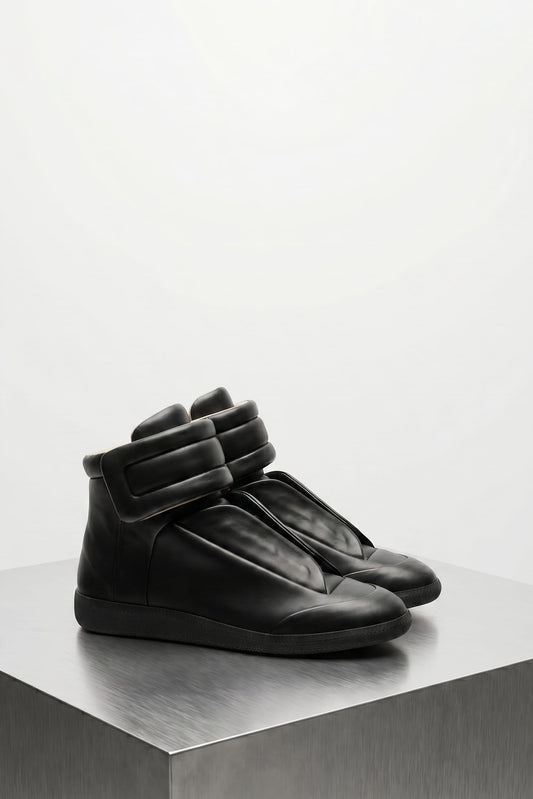 Maison Margiela Future Mid Top in Black side